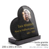 Plaque funéraire marbre-noir 23 Plaquedeces.fr